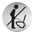 Durable Infobord pictogram Durable 4921 verboden Staand urineren