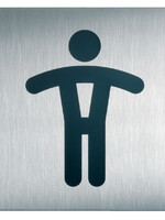 Durable Pictogramme Durable 4954 toilettes hommes carré 150mm