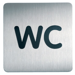 Infobord pictogram Durable 4957 vierkant wc 150mm