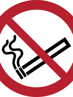 Tarifold Pictogram Tarifold rookverbod ø200mm