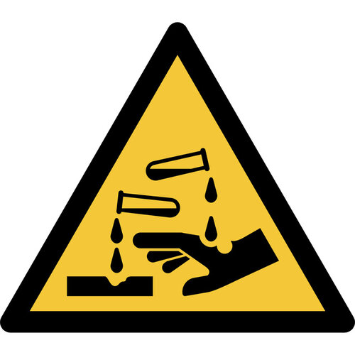 Tarifold Pictogram Tarifold waarschuwing bijtende stoffen 200x176mm