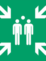 Tarifold Pictogram Tarifold verzamelplaats 300x300mm