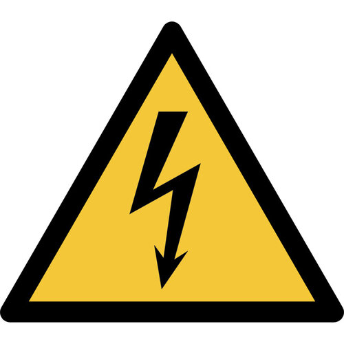 Tarifold Pictogram Tarifold waarschuwing elektrische spanning 150x133mm