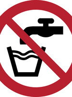 Tarifold Pictogramme Tarifold Eau non potable ø100mm