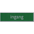 Posta Infobord pictogram ingang 165x44mm