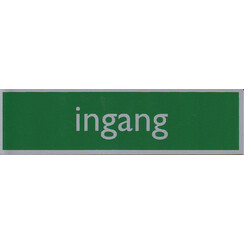 Infobord pictogram ingang 165x44mm