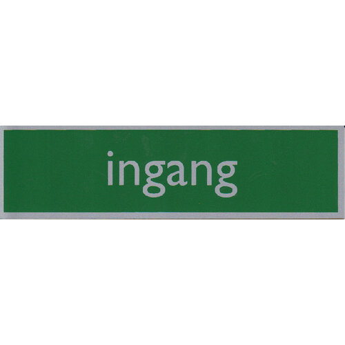 Posta Infobord pictogram ingang 165x44mm