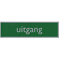 Posta Pictogramme 'Uitgang' 165x44mm