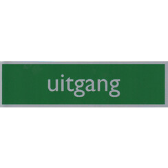 Pictogramme 'Uitgang' 165x44mm