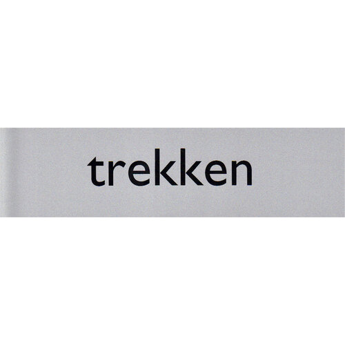 Posta Plaque d'information pictogramme 'Trekken' 165x44mm