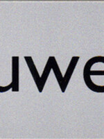 Posta Plaque d'information pictogramme 'Duwen' 165x44mm