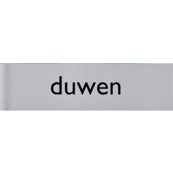 Infobord pictogram duwen 165x44mm