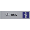 Posta Infobord pictogram dames 165x44mm