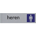 Posta Infobord pictogram heren 165x44mm