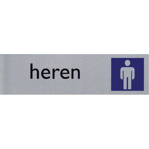 Posta Infobord pictogram heren 165x44mm