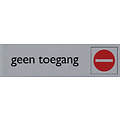 Posta Pictogramme “Geen toegang” 165x44mm