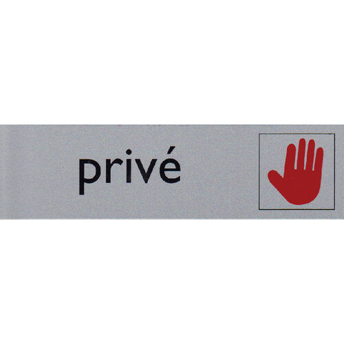 Posta Infobord pictogram prive 165x44mm