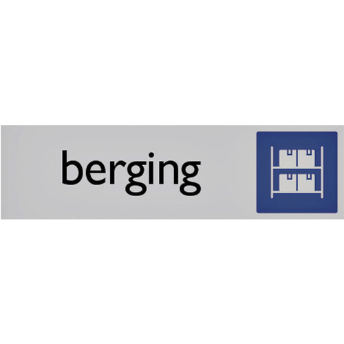 Posta Plaque d'information 'Berging' 165x44mm