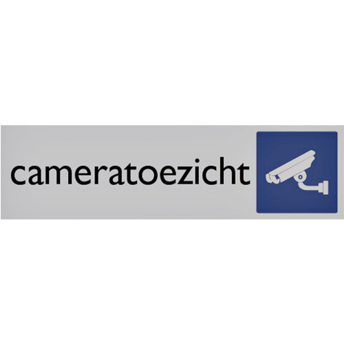 Posta Infobord pictogram cameratoezicht 165x44mm