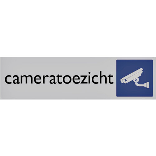 Posta Plaque d'information pictogramme 'Cameratoezicht' 165x44mm