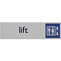 Posta Plaque d'information pictogramme 'Lift' 165x44mm
