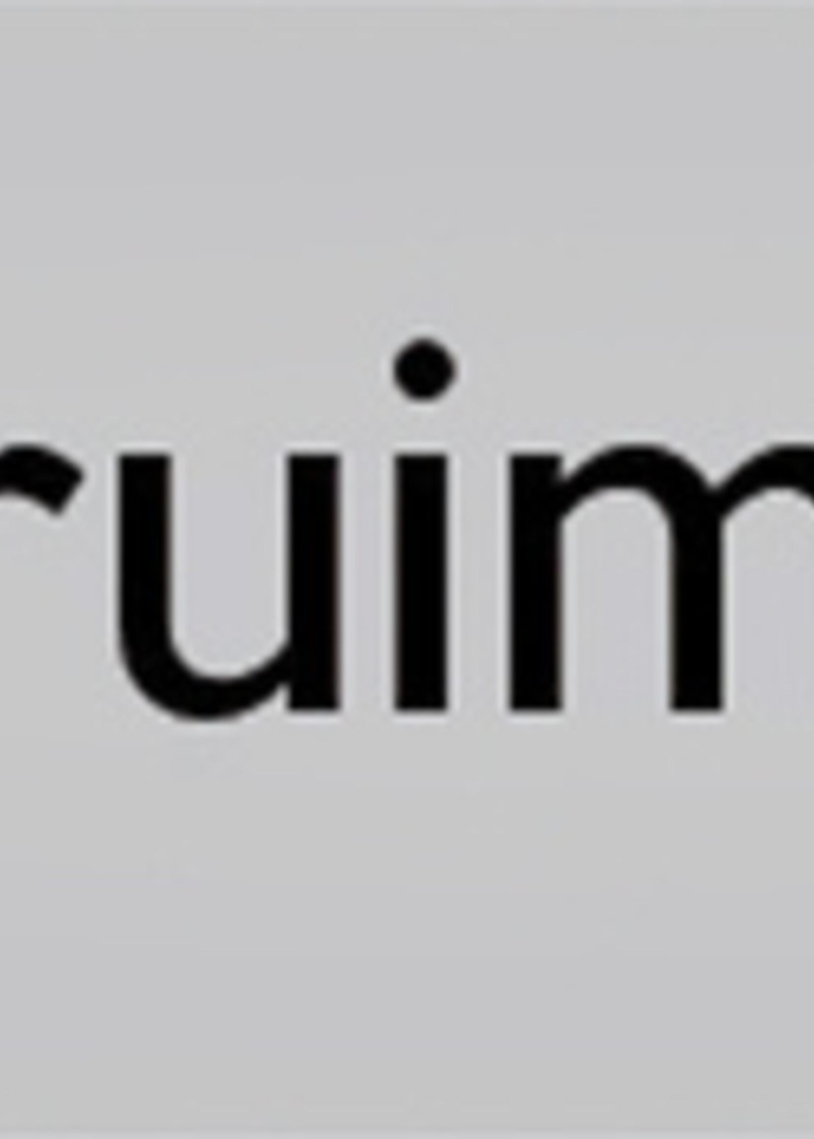 Posta Plaque d'information pictogramme 'Serveerruimte' 165x44mm