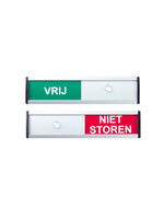 Posta Plaque Vrij/Niet storen 125x30mm