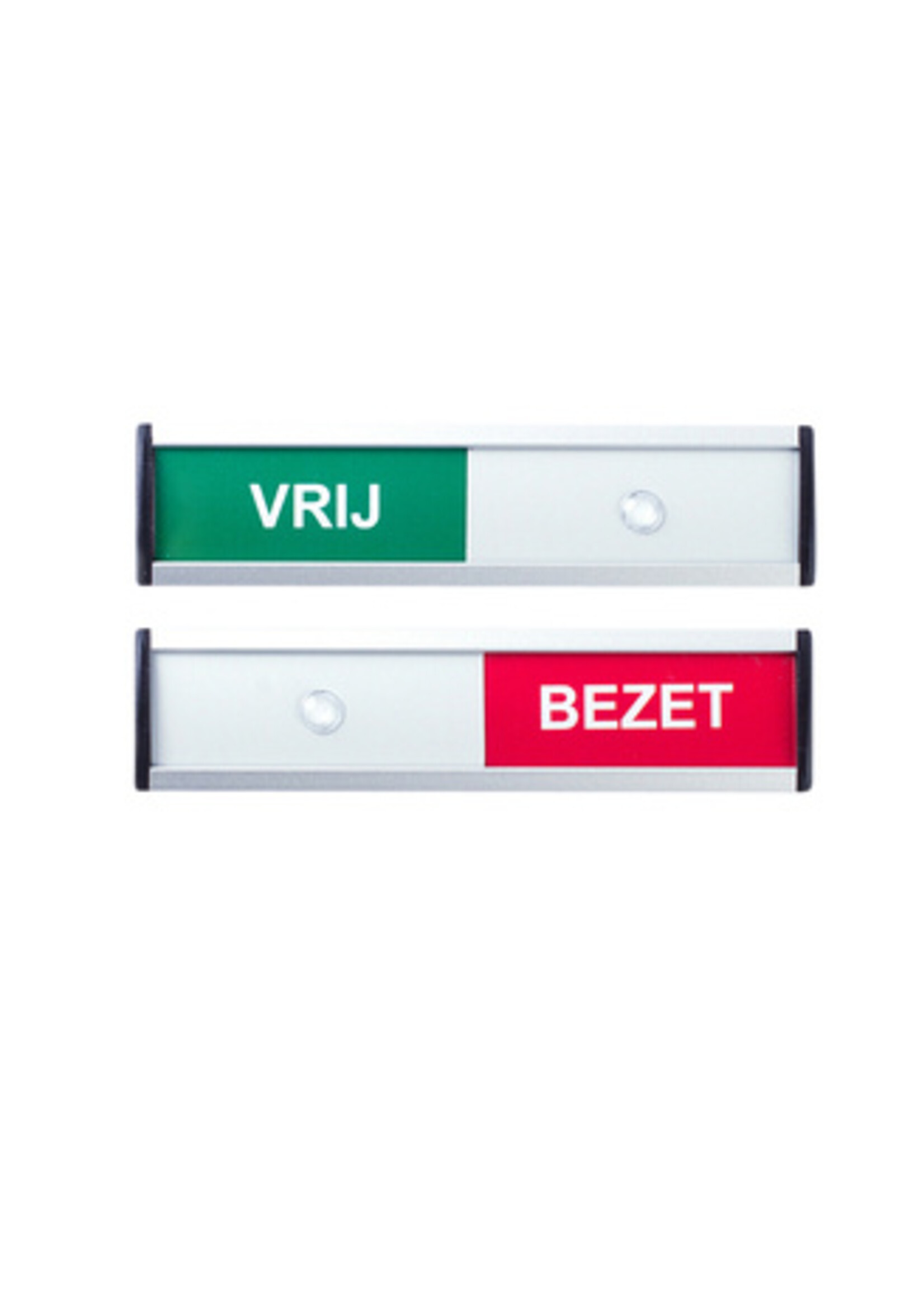 Posta Infobord vrij/bezet 125x30mm