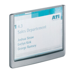 Plaque de porte Durable Click Sign 149x105,5mm graphite