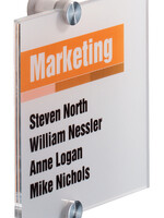 Durable Plaque de porte Durable Crystal Sign 4822 148x148mm