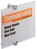 Durable Deurbordje Durable crystal sign 4823 210x148mm