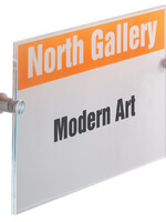 Durable Plaque de porte Durable Crystal Sign 4825 210x297mm