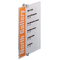 Durable Deurbordje Durable crystal sign 4825 210x297mm