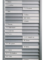 Legamaster Aan-afwezigheidsbord Legamaster 54x26cm 20 namen