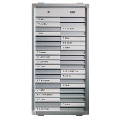 Tableau de présence Legamaster 77x26cm 30 positions
