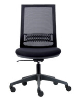 Euroseats Chaise de bureau Euroseats Cannillo dos maille noir
