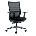 Euroseats Bureaustoel Euroseats Curve Deluxe zwart