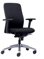Euroseats Chaise de bureau Euroseats Milano noir