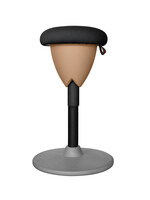 Euroseats Tabouret assis-debout Euroseats Pisa noir