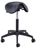 Euroseats Zadelkruk Matera medium kunststof voetenkruis hoogte 54-72cm