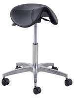 Euroseats Zadelkruk Matera medium aluminium voetenkruis hoogte 54-72cm