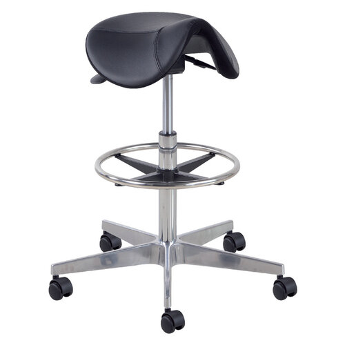 Euroseats Siège amazone Matera Large pieds croix alu hauteur 65-90,5cm