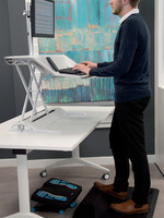 Fellowes Tapis repose-pieds Fellowes ActiveFusion noir