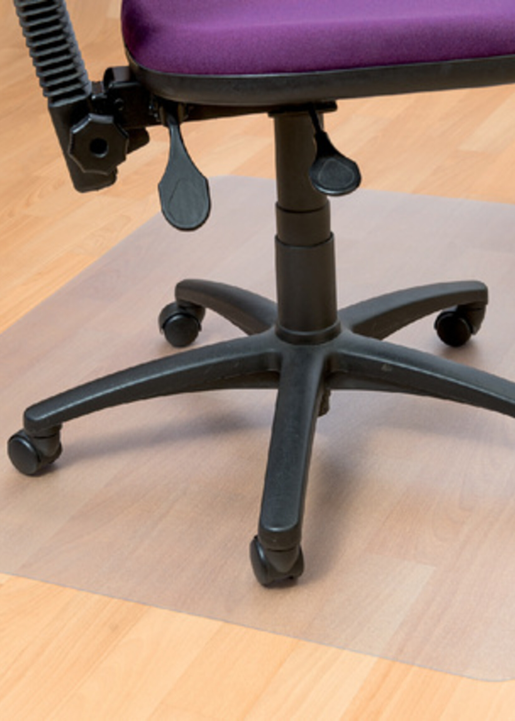 Floortex Stoelmat Floortex PVC 120x150cm voor harde vloeren