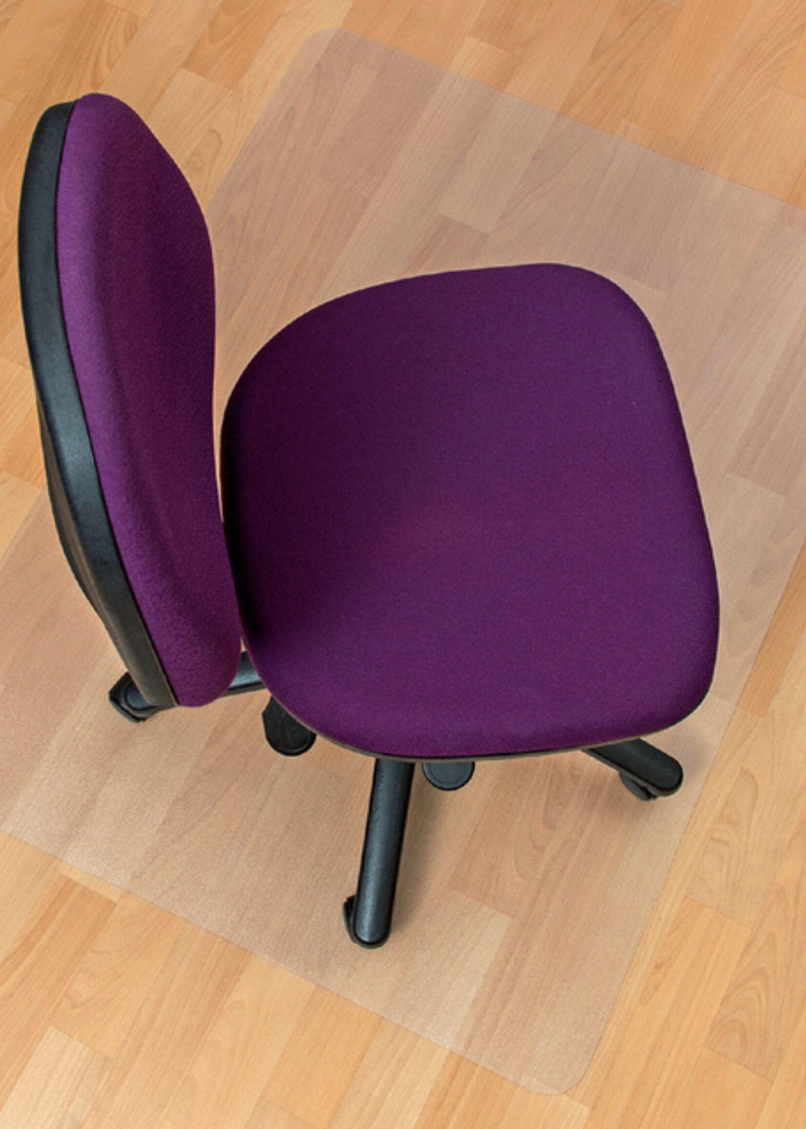 Floortex Tapis protège-sol Floortex PVC 120x150cm pour sol dur