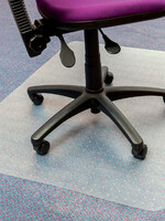 Floortex Tapis protège-sol Floortex PVC 120x90cm pour sol tendre