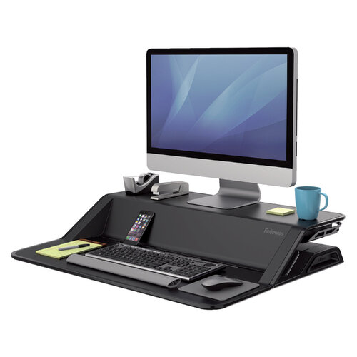 Fellowes Plate-forme Assis-Debout Fellowes Lotus noir