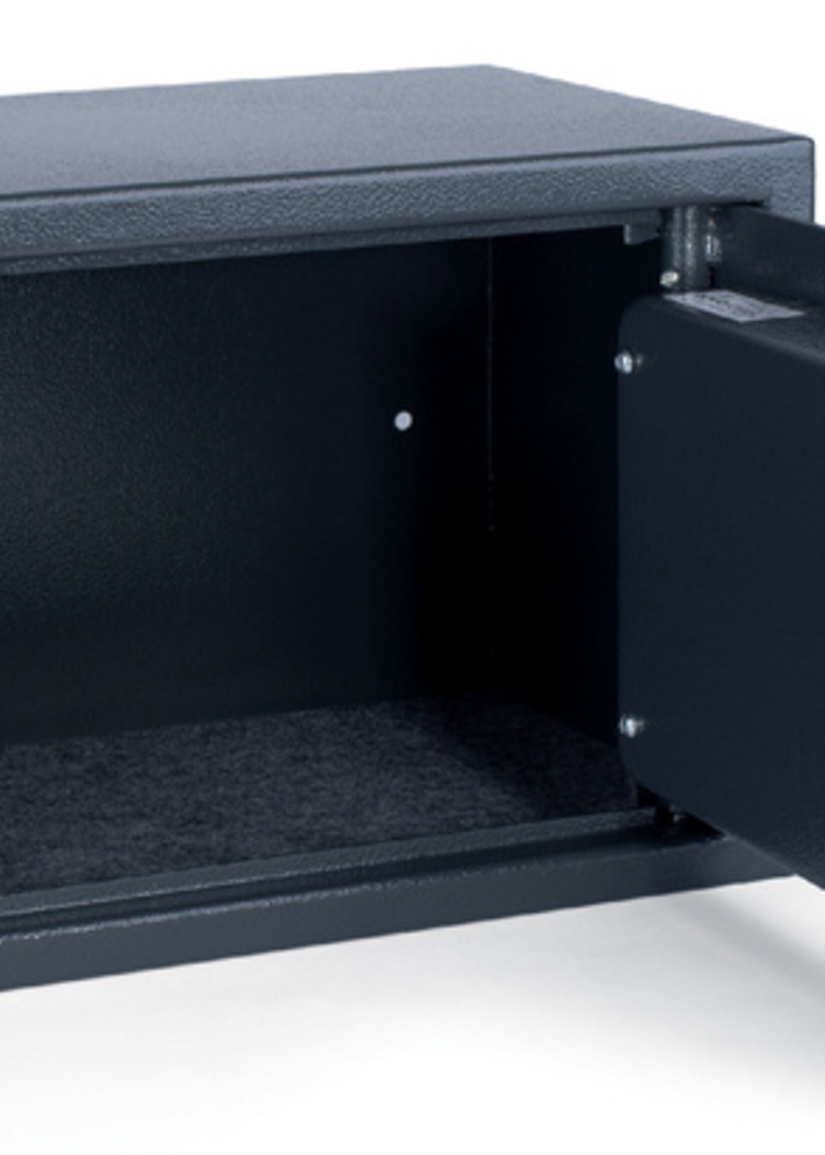 Pavo Coffre-fort Pavo 350x250x250mm à clé gris foncé