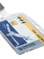 Durable Veiligheidspashouder Durable 8005 dicht met clip 54x85mm