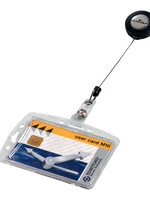 Durable Enrouleur Durable 8012 54x85mm avec porte-badge fermé
